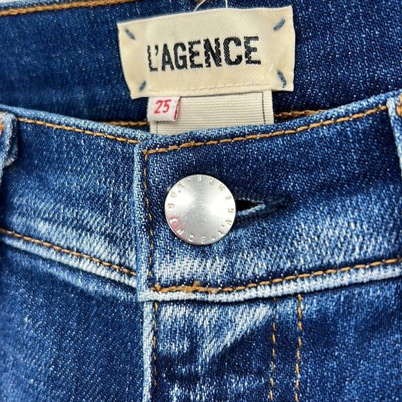 L'AGENCE Nicoline Slim High Rise Jeans - Diamond - 25 - Picture 5 of 8